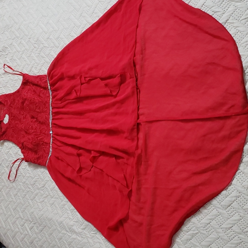 Red Couture Dress